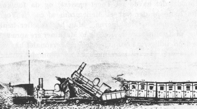 Jernbanekatastrofen ved Hansted 2den Juledag 1876