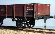 Model of DSB PF-type wagon in 1:45 scale