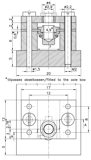 Figure 5: Drilling jig for axle boxes